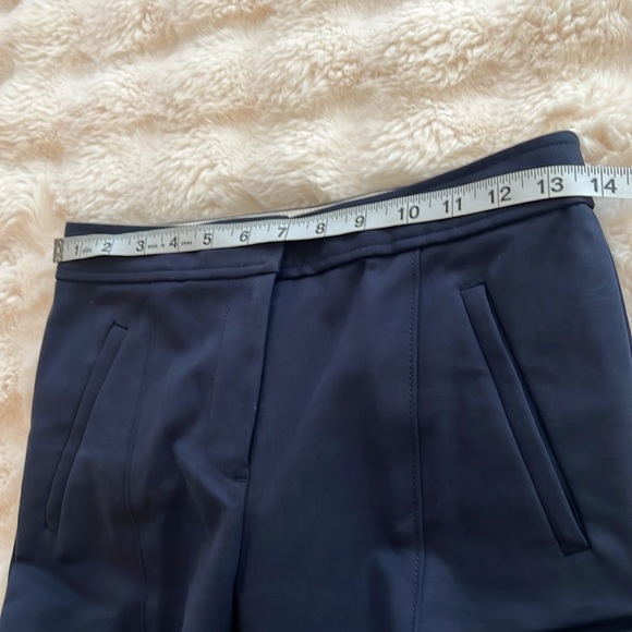 Navy Sea Tory Burch Vanner Cropped Blue Pants size 00 - Picture 12 of 15